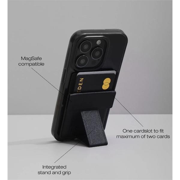 Produktbild iDeal Of Sweden Schlankes Design, integrierter Ständer, zwei Kartenfächer Black