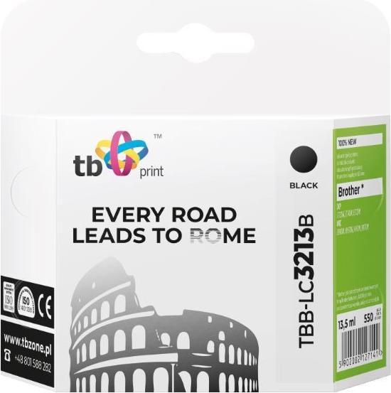Immagine prodotto Cartuccia d'inchiostro TBB-LC3213B 1 pz. compatibile Nero (FC)