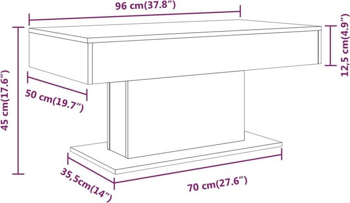 Image du produit vidaXL Couchtisch