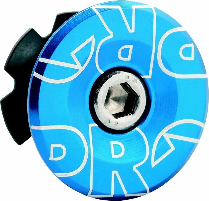 Actual product image PRO HEADSET CAP ALUMINIUM BLUE ANODISED, INCL. CLAW, 1 1/8