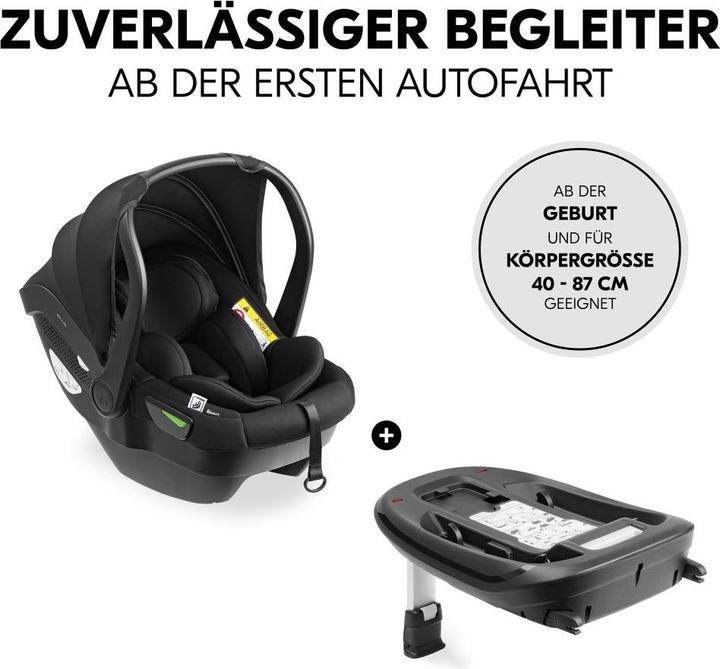 Actual product image Hauck Babyschalen-Set Drive N Care Set i-Size (40 (Baby car seat, ECE R129/i-Size Standard)
