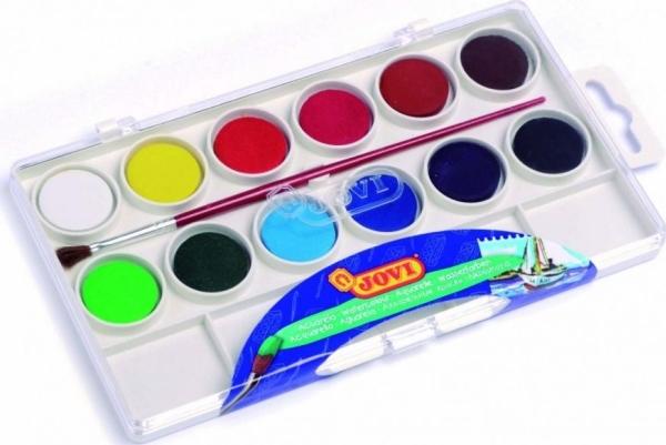 Actual product image Jovi Watercolour box 12 colours (22 ml)