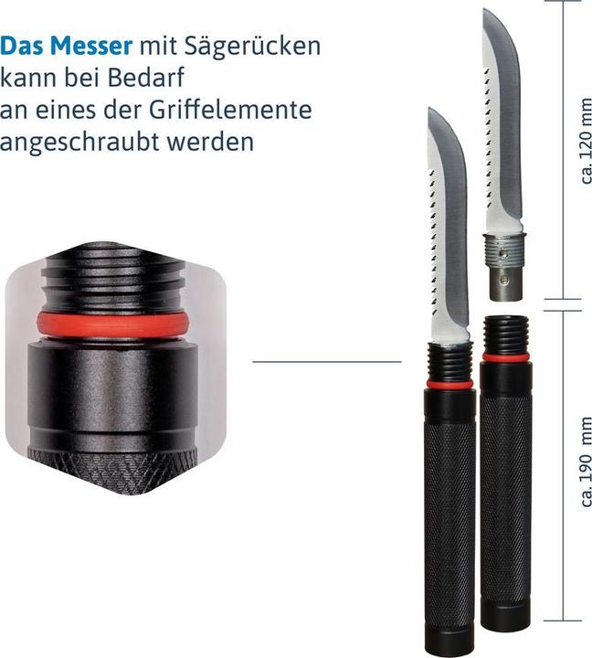 Actual product image Dönges Multifunctional folding spade All-in-One, in camouflage bag
