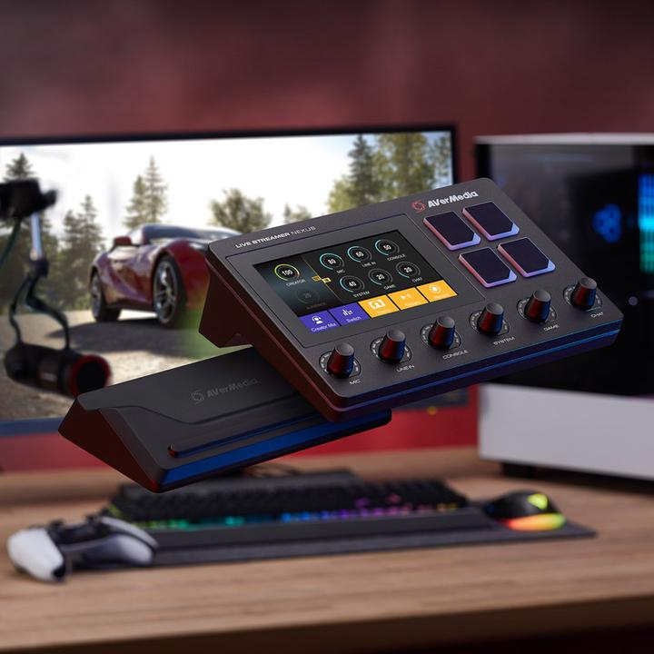 Productafbeelding AVerMedia zub live streamer nexus audio mixer (Studio en live mixer)