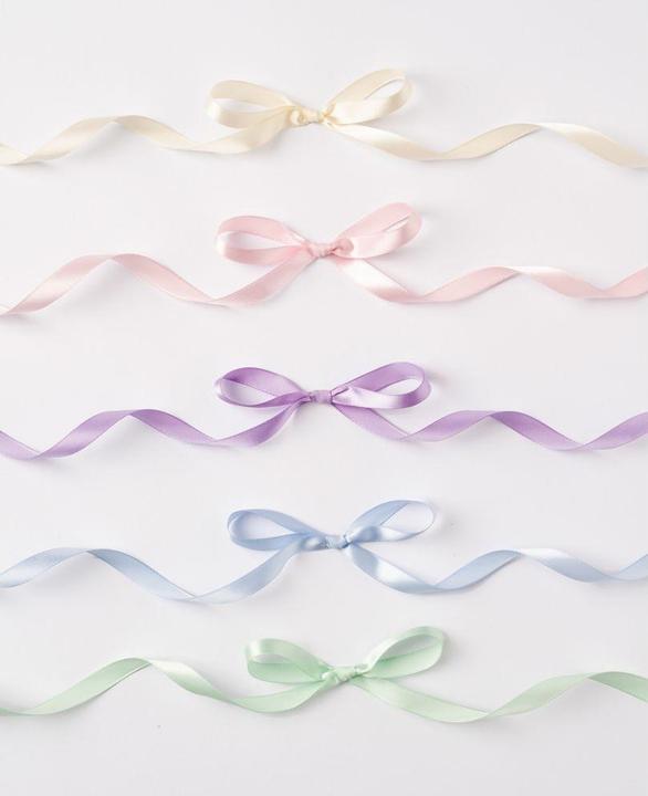 Produktbild Folia Satinbänder Pastell (5x)