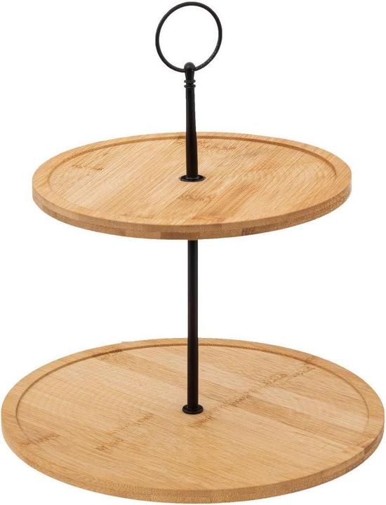 Actual product image Secret de Gourmet Serving rack - Bamboo - 2 levels