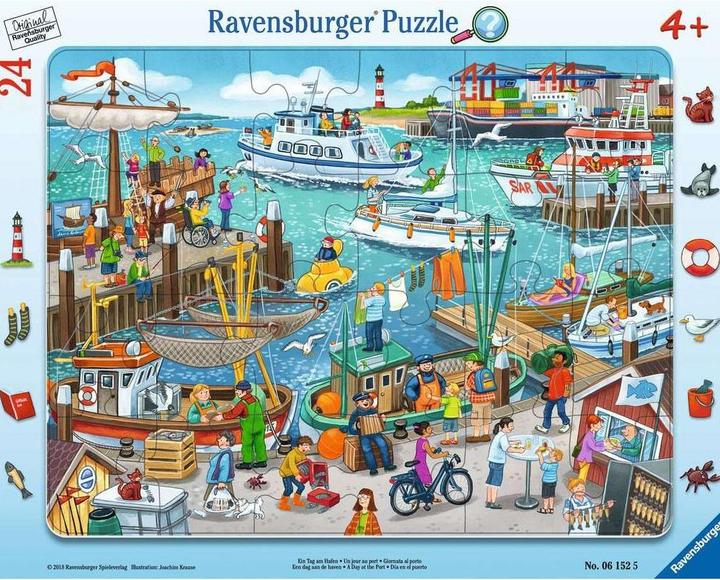 Produktbild Ravensburger Ein Tag am Hafen (24 Teile)