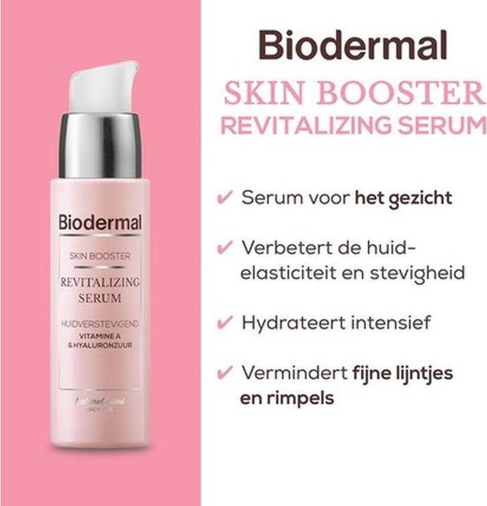 Actual product image Bioderma Biodermal Skin Booster Revitalizing Serum - Improves Skin Elasticity And Firmness With Hyaluronic Ac (30 ml)