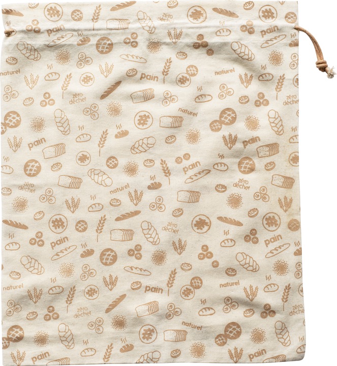 Image du produit Pebbly Sac à pain XL, coton, marron, 50x45cm