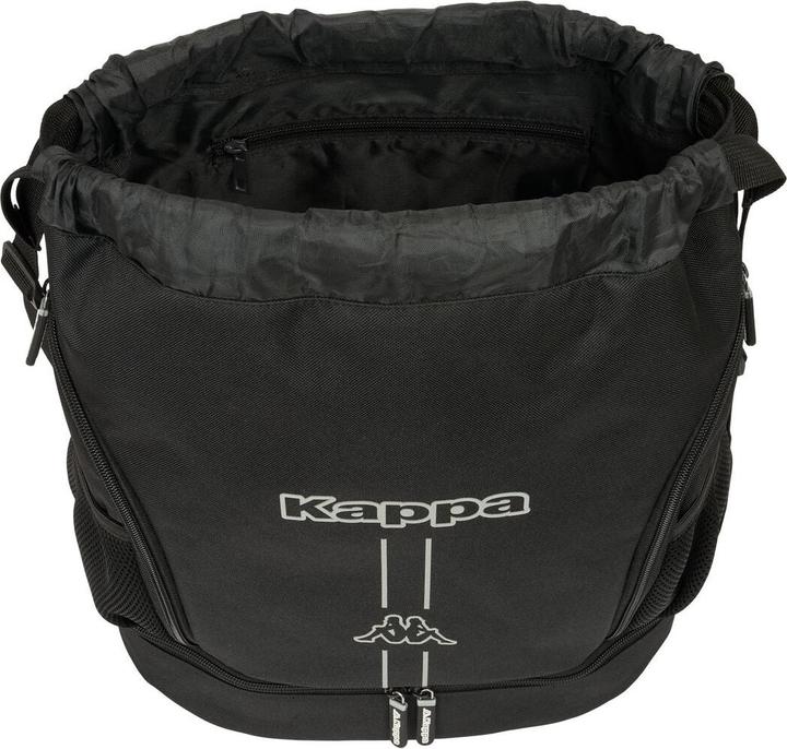 Produktbild Kappa Rucksacktasche mit Bändern Dark Schwarz 35 x 40 x 1 cm