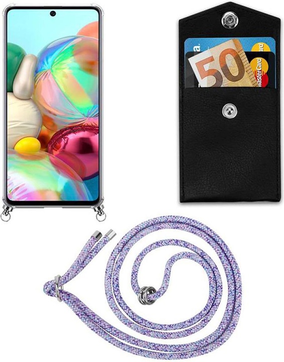 Produktbild Cadorabo TPU Handy Kette SILBER Cover