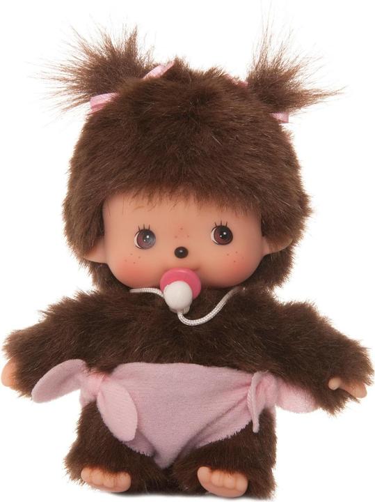 Actual product image Monchhichi Girl with nappy (16 cm)