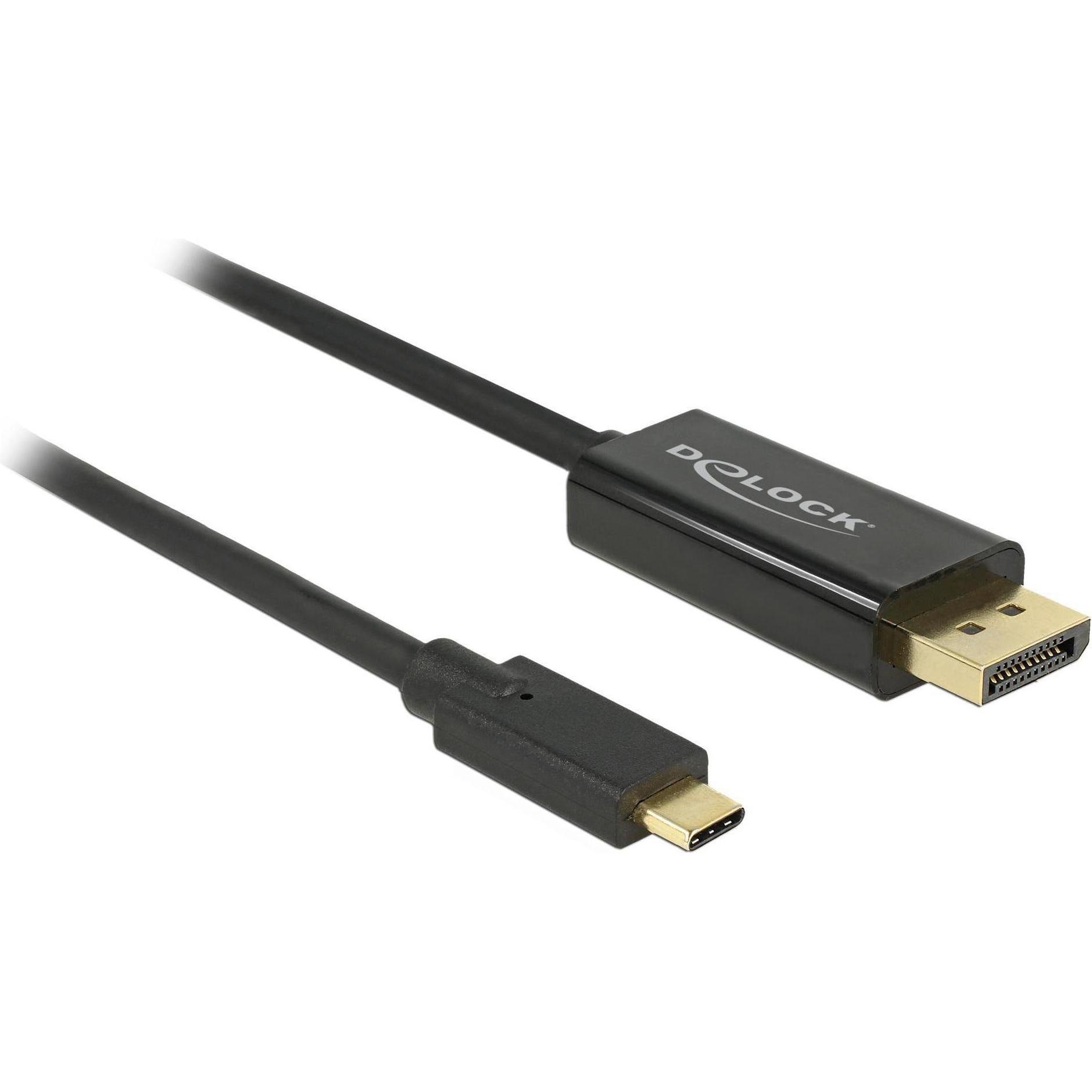 Delock USB Typ C — DisplayPort (3 m, DisplayPort, USB Typ C), Video Kabel