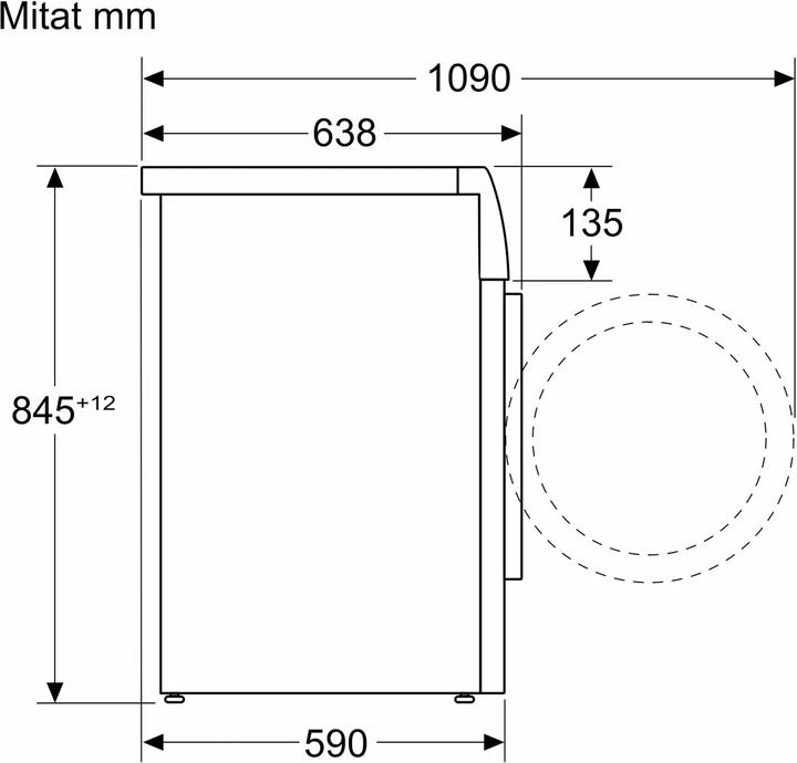 Produktbild Siemens WG44B2APDN (9 kg, Links)