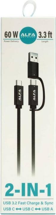 Alfa Network Alfa USB Cable 2-in-1 ATC-601