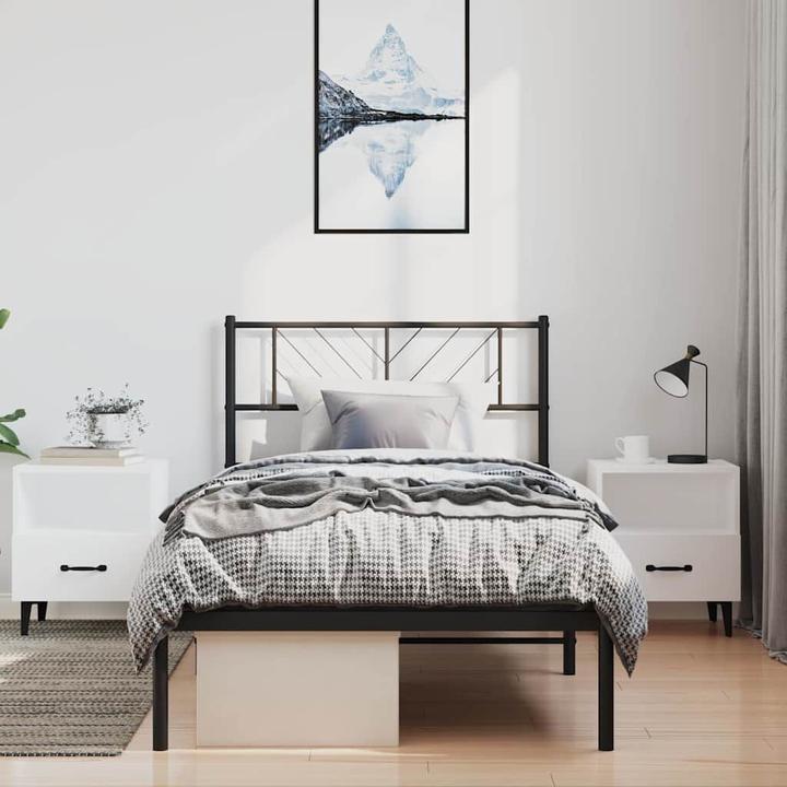 Produktbild vidaXL Metall Bettgestell (100 x 190 cm)