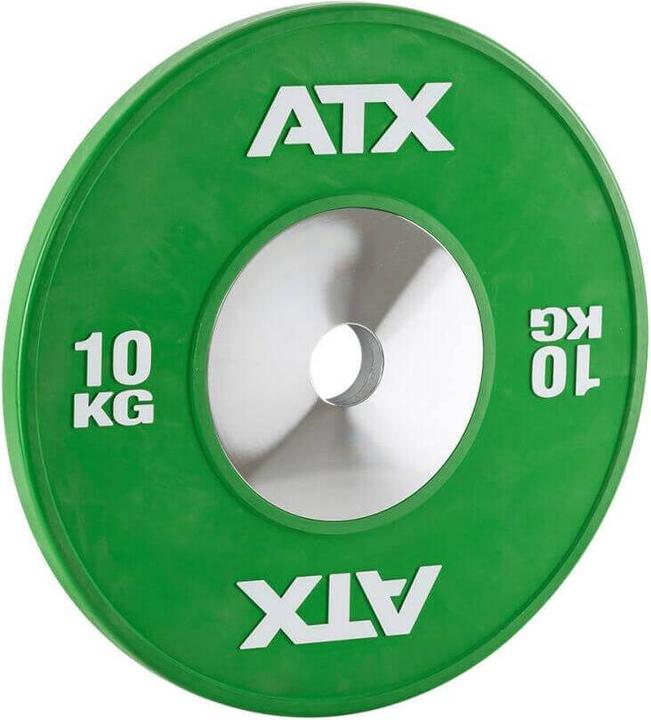 Image du produit ATX HighQuality - Bumper Plates - Weightlifting - internationaler Farbcode (1 x 10 kg)