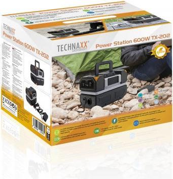Produktbild Technaxx TX-202 Powerstation 20Ah Power Delivery Li-Ion Schwarz-Silber, Orange Outdoor (504 Wh, 6.25 kg)