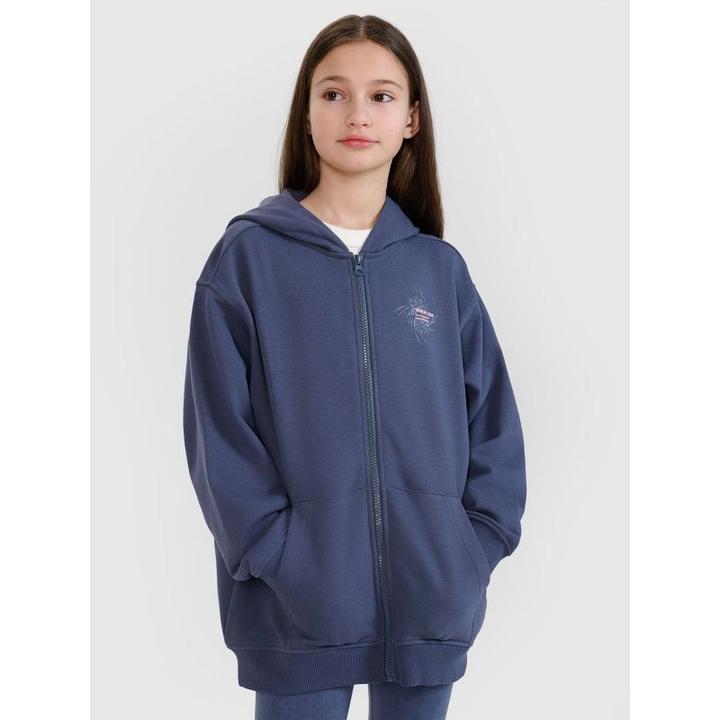 Produktbild 4F Mädchen-Sweatshirt mit Reissverschluss und Kapuze (128)