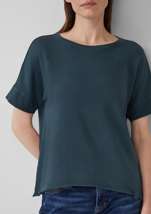 Actual product image S.Oliver T-Shirt Gewaschenes T-Shirt mit Ziernähten im Relaxed Fit (36)