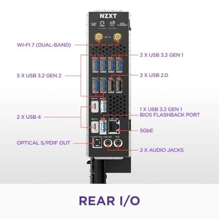 Actual product image NZXT N9 X870E (AM5, AMD X870E, ATX)