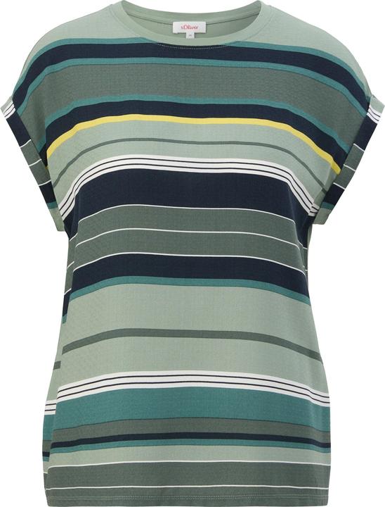 Produktbild s.Oliver Streifenshirt aus Materialmix (38)