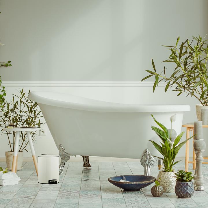 Actual product image Relaxdays Bathroom Bin, Push Function (5 l)