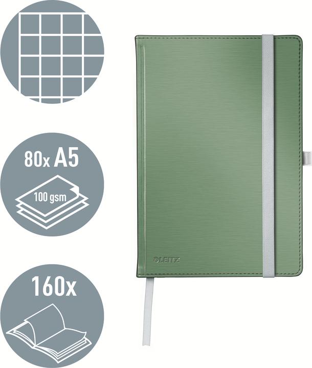 Produktbild Leitz Notizbuch Style (A5, Kariert, Harter Einband)