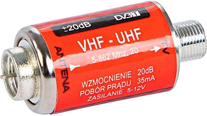 Immagine prodotto Opticum AMPLIFICATORE ANTENNA TV 20DB 12V 77-190