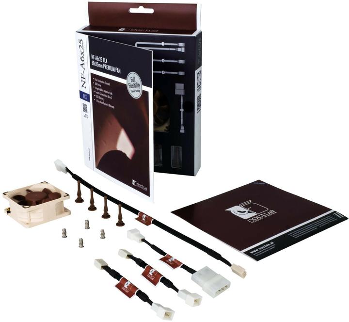 Actual product image Noctua Fan NF-A6x25 FLX (60 mm, 1 x)