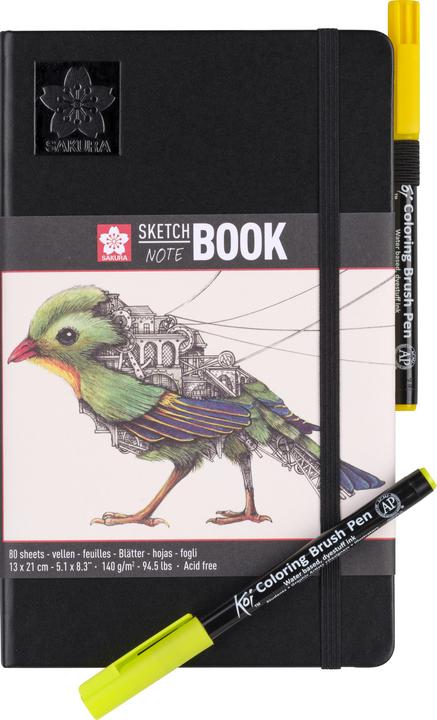 Actual product image Sakura Sketch Notebook (A5, Plain)