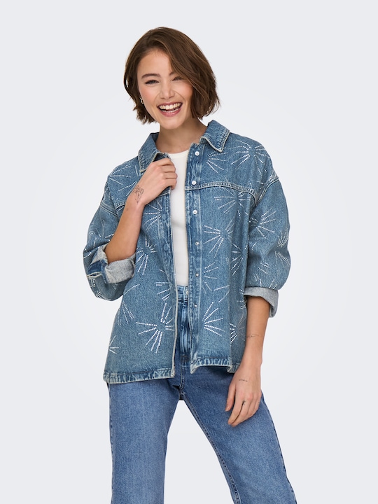 Produktbild Only ONLEMMIE Jeanshemd Jeanshemd (XL)