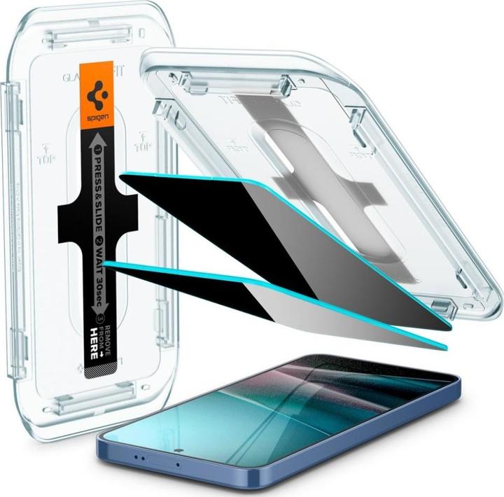 Produktbild Spigen Glass tR EZ Fit HD (Privacy) 2 Pack - Samsung Galaxy S25+/S24+ (2 Stück, Samsung Galaxy S24+)