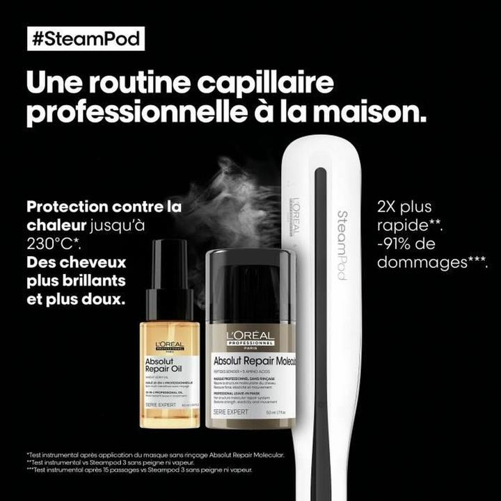 Actual product image L'Oréal Professionnel Haarglätter aus Keramik mit Dampffunktion L'Oreal Professionnel Paris Steampod 3