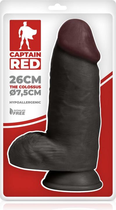Actual product image Captain Red Gode XXL Colossus Black 26 x 7.5 cm -