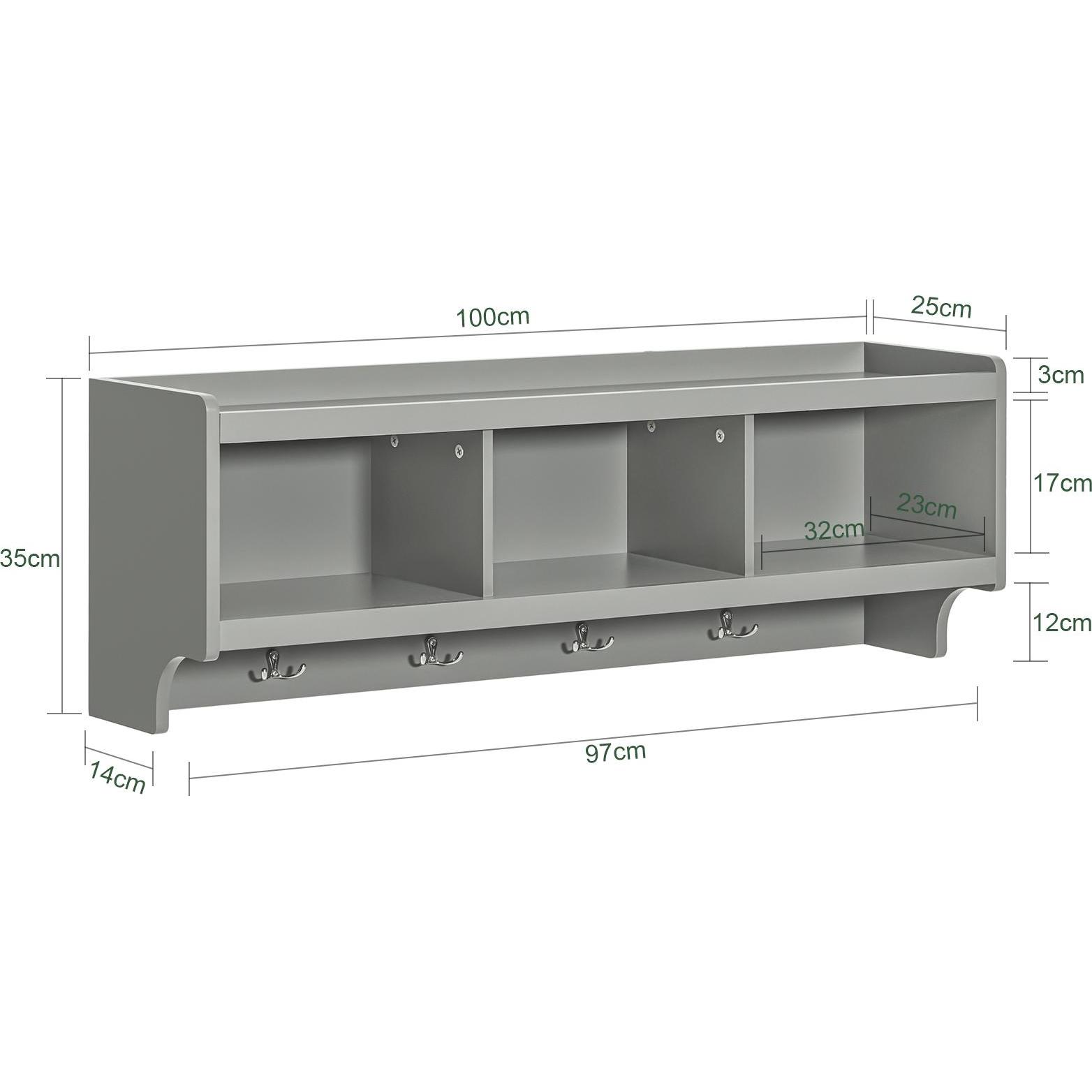Thumbnail - SoBuy, Garderobe + Kleiderhaken, Kallie