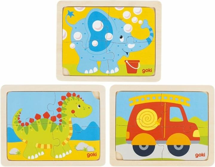 Produktbild Goki Puzzle (4 Teile)