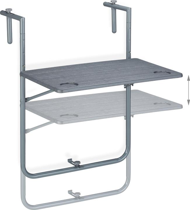Actual product image Relaxdays Balkonhängetisch