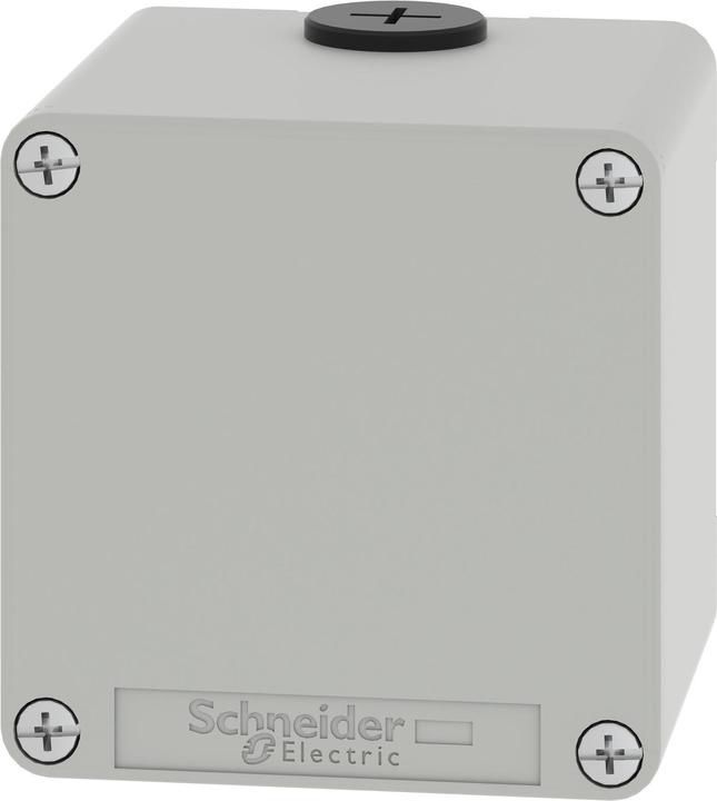 Actual product image Schneider Electric XAPD14 Empty enclosure XAP metal grey without hole - CSA (Housing)