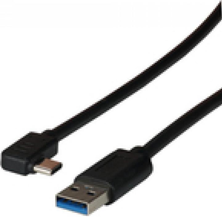 Produktbild EFB Elektronik EFB USB 3.2 Gen1 5Gbit 3A Anschlusskabel Typ-A Stecker - Typ-C Stecker 90Grad 2m (2 m, USB 3.2 Gen 1, 15 W)