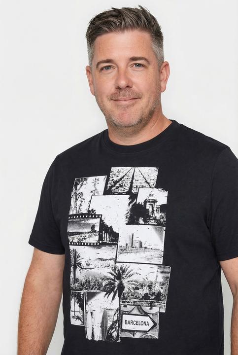 Produktbild Men+ T-Shirt, Print, Halbarm (5XL)