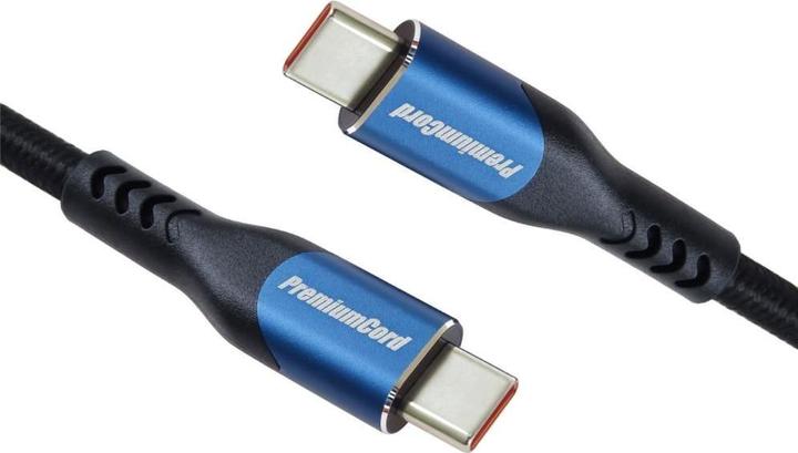 Actual product image PremiumCord USB-C Kabel, 1,5m/5A/100W/20Gbits (1.50 m, USB 3.2 Gen 2x2, 100 W)