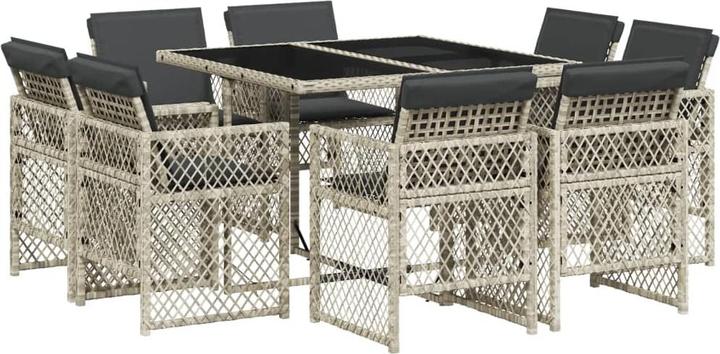 Produktbild vidaXL Garten Essgruppe (110 x 106 x 73 cm)