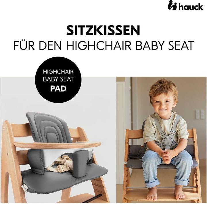 Produktbild Hauck Hochstühle Hochstuhl Beta Plus Natural - im Sparset (Hochstuhl, Treppenhochstuhl)