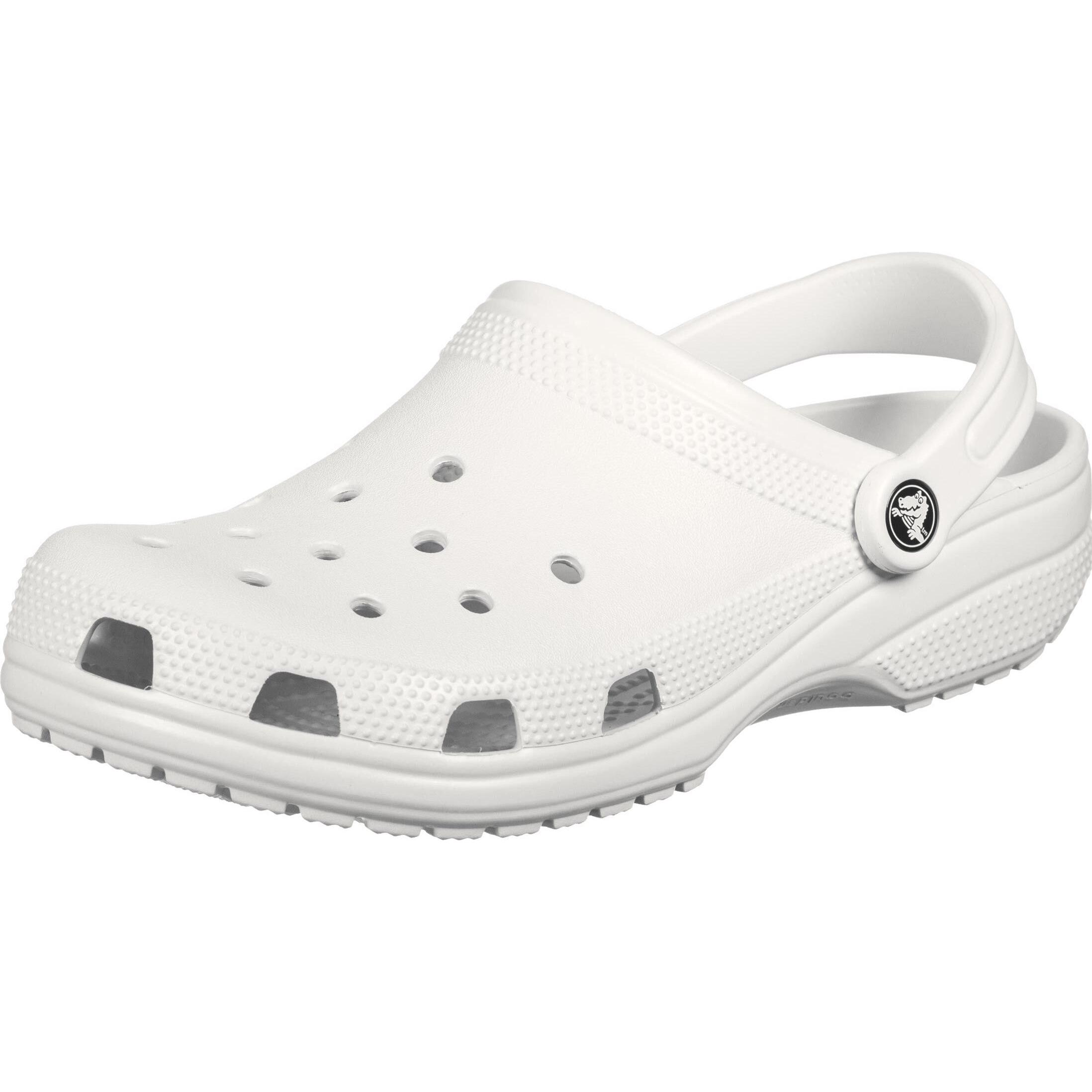 Crocs, Unisex, Hausschuhe, Classic, Weiss, (36, 37)