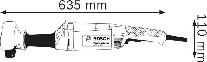 Produktbild Bosch Professional Geradschleifer GGS 8 SH (Geradschleifer, 1200 W)