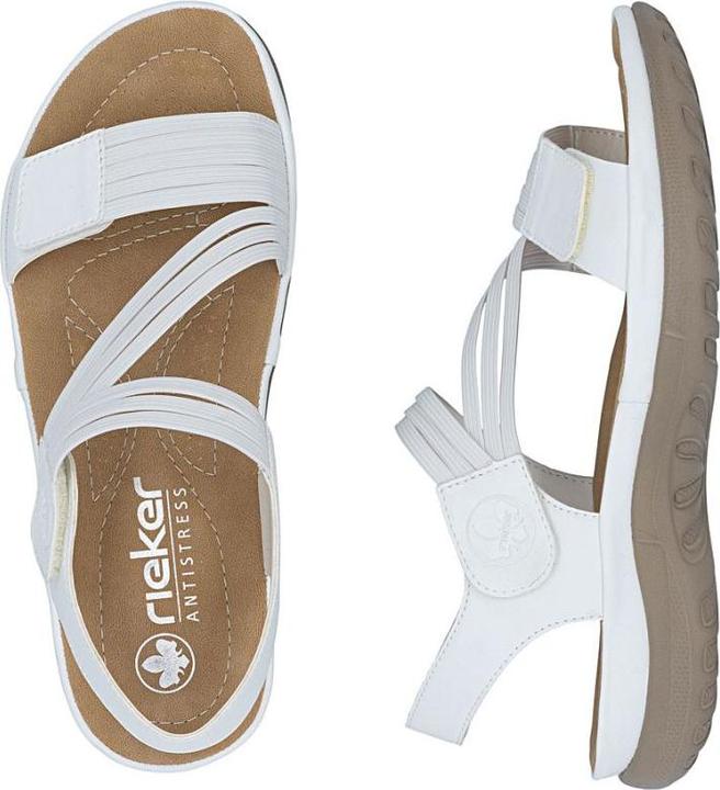 Produktbild Rieker Sandale mit Elastbändern weiss (40)