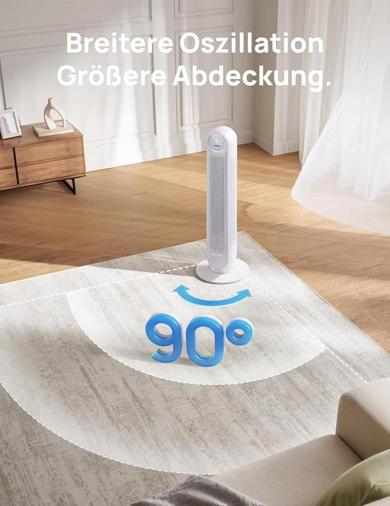 Actual product image Dreo Tower fan (28 dB)