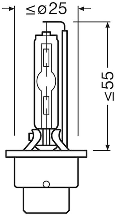Actual product image Osram Xenon bulbs NIGHT BREAKER 220 D2S Duobox (D2S)