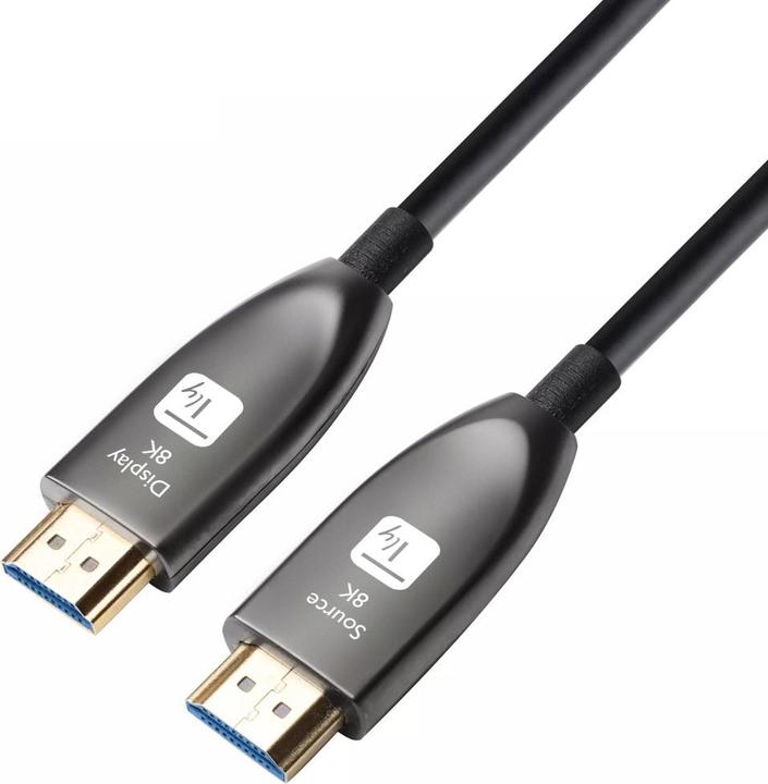 Image du produit Techly Câble à fibre optique HDMI 8K 60Hz AOC 10m (10 m)